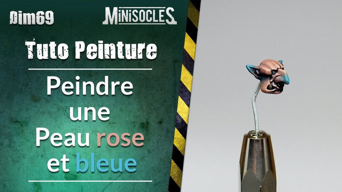 Peindre une peau Rose et Turquoise, la chronique peinture sur figurines de Dimitri-Dim69